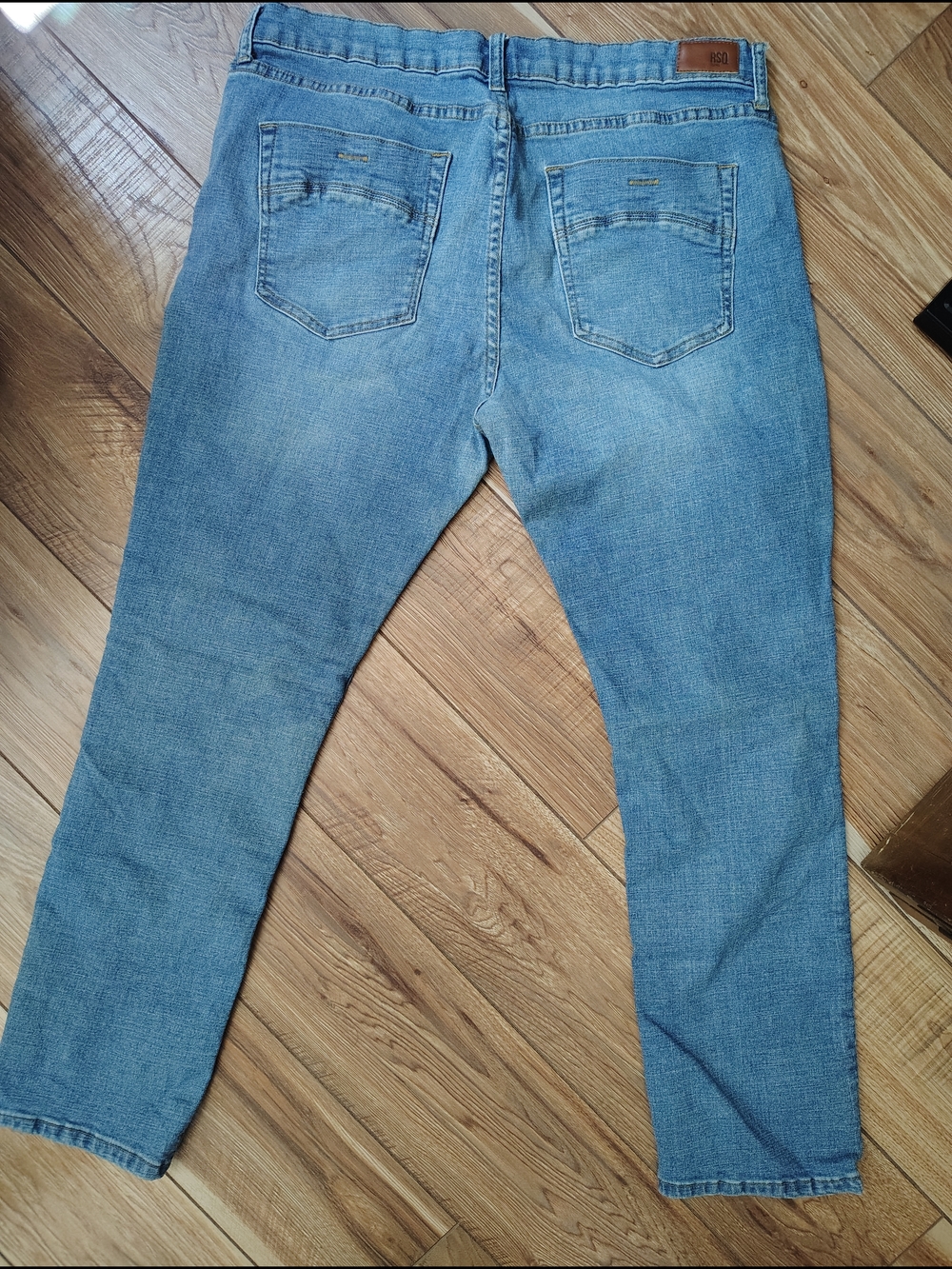 RSQ Light Blue Men’s Slim Straight Jeans - Picture 2 of 8